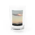 昨日見たゆめ。のある日の夕空 Water Glass :front