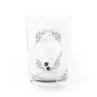 小鳥と映画館の碧&琥珀 鳥枠 バード Water Glass :front