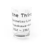 新商品PTオリジナルショップの第三軌条（the Third rail） Water Glass :front