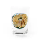 よだれ堂のイベリコ豚の焼き餃子🥟 Water Glass :front