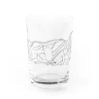 無名昆虫の夫婦し文（めおとしぶみ）withゆりかご Water Glass :front