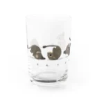 ねずりすSHOPのでんぐりデグー Water Glass :front