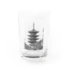 ヤマムーの八坂の塔 Water Glass :front