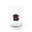 ラブラドールレトリーバーのねねちのぴえん　ねねち Water Glass :front