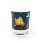 ももと天空のもも☆眠れぬ夜 Water Glass :front