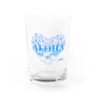 meliaのAloha Heart 青 Water Glass :front