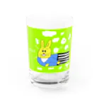 SELECTSHOP MTIのしましまパンツのうさぎ Water Glass :front