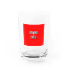 yuhdunknowvhs のREWIND AND CHILL Water Glass :front