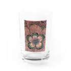 K.G.Bのサイケデリックフラワー Water Glass :front