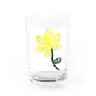 ECGの一輪の花 Water Glass :front