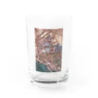 世界の絵画アートグッズの吉田 博 《櫻八題 弘前城》 グラス前面