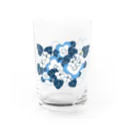 どんべべの地の春の青野草 Water Glass :front