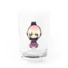 田中まり太屋の黒蜜みつこちゃん Water Glass :front