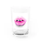ニューヨークの唇 Water Glass :front