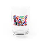 ニューヨークの絵 Water Glass :front