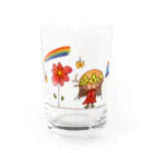 万枚ちゃんのメルヘンちゃん Water Glass :front