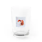 ニューヨークのオレンジ Water Glass :front