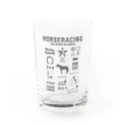 KAWAGOE GRAPHICSのHORSERACING GRAPHICS Water Glass :front