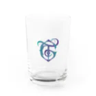hsclip HIROのGT ロゴ Water Glass :front