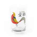 PELLONPEKKOの金鶏 Water Glass :front