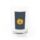 ナグラクラブ デザインの寝ぐせ　ぱぱ　らいおん　sma Water Glass :front