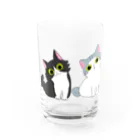 ちよよのおはるとくるみ Water Glass :front