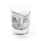 うなぎ屋の千円札　野口英世 Water Glass :front