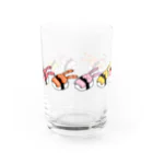 隠れ商店 やまわき屋の寿司うさ Water Glass :front