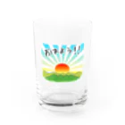 コタローさんのおはよう！！ Water Glass :front