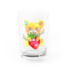 KANARIAの夢見るクマの、はなくまちゃん Water Glass :front