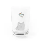 mi95__の危機感のないトラちゃんとネズミ Water Glass :front