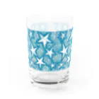 hal+ Harumi Niwanoのbaby blue star Water Glass :front