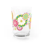 無孔笛の菊花 Water Glass :front