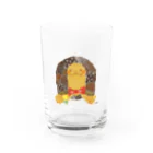 めろんぽっぷのお店だよの蝶ネクタイのゾウガメくん Water Glass :front