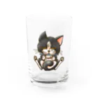 118designの魚を咥えた猫 Water Glass :front