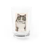 nemunoki paper itemのねこのみつお Water Glass :front