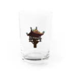 VIETSTAR★１０８のハノイの一柱寺 Water Glass :front
