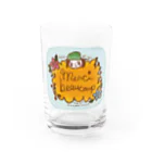 万枚ちゃんのメルシーボークー Water Glass :front