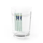 新商品PTオリジナルショップの架線工事中 Water Glass :front