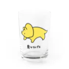 ぷにおもちSHOPの鳥ケラトプス Water Glass :front