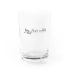 理系のらくがきのリミットあざらし Water Glass :front