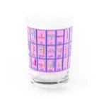 LalaHangeulのハングル母音とローマ字の対応表 Water Glass :front