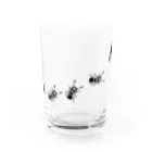 きっかわのあみめあり(くっきり白ナシver) Water Glass :front