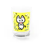 Happy life 358のねこ Water Glass :front