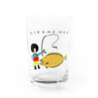 花くまゆうさくのhirameman Water Glass :front