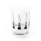 弓道のレトロな弓道学生５ Water Glass :front