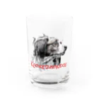 roigillesのコイケルホンディエ　見上げる横顔 Water Glass :front