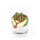 tougakanoe🐸のベルツノガエル　おもちさん Water Glass :front