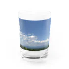 (U・∞・U)の高原の青空 Water Glass :front