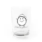 もつ子の今何時？ Water Glass :front